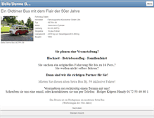 Tablet Screenshot of bella-donna-busreisen.de